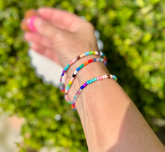 Beaded Rainbow Necklace/Bracelet