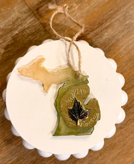 “Michigan” Holiday Ornament