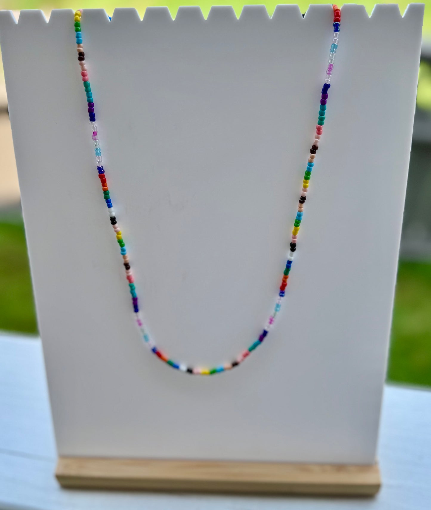 Beaded Rainbow Necklace/Bracelet
