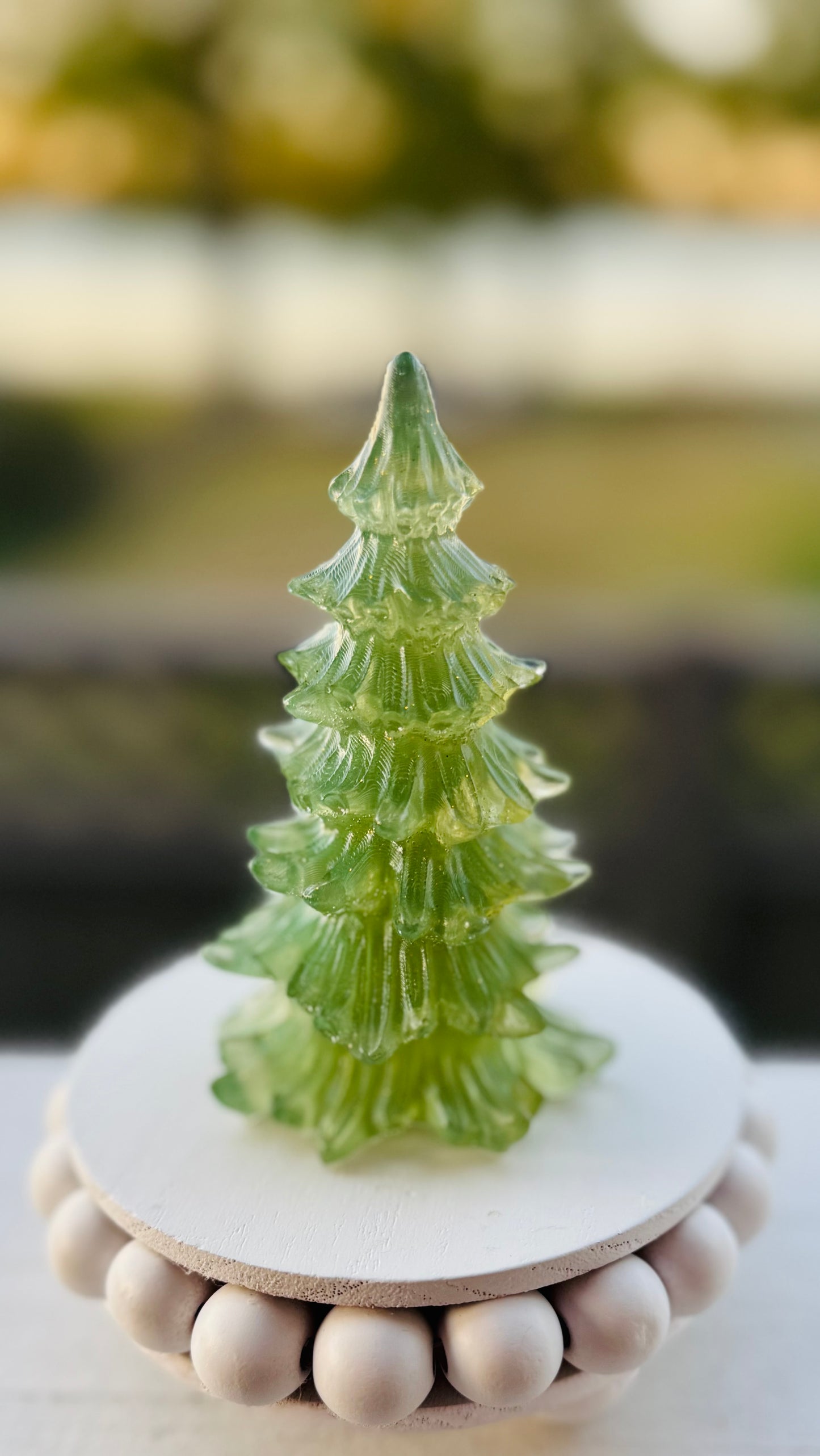Resin Christmas Tree & Matching Ornament