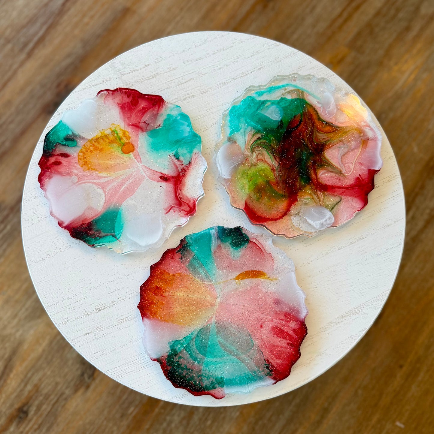 Resin Coasters - Set of 3