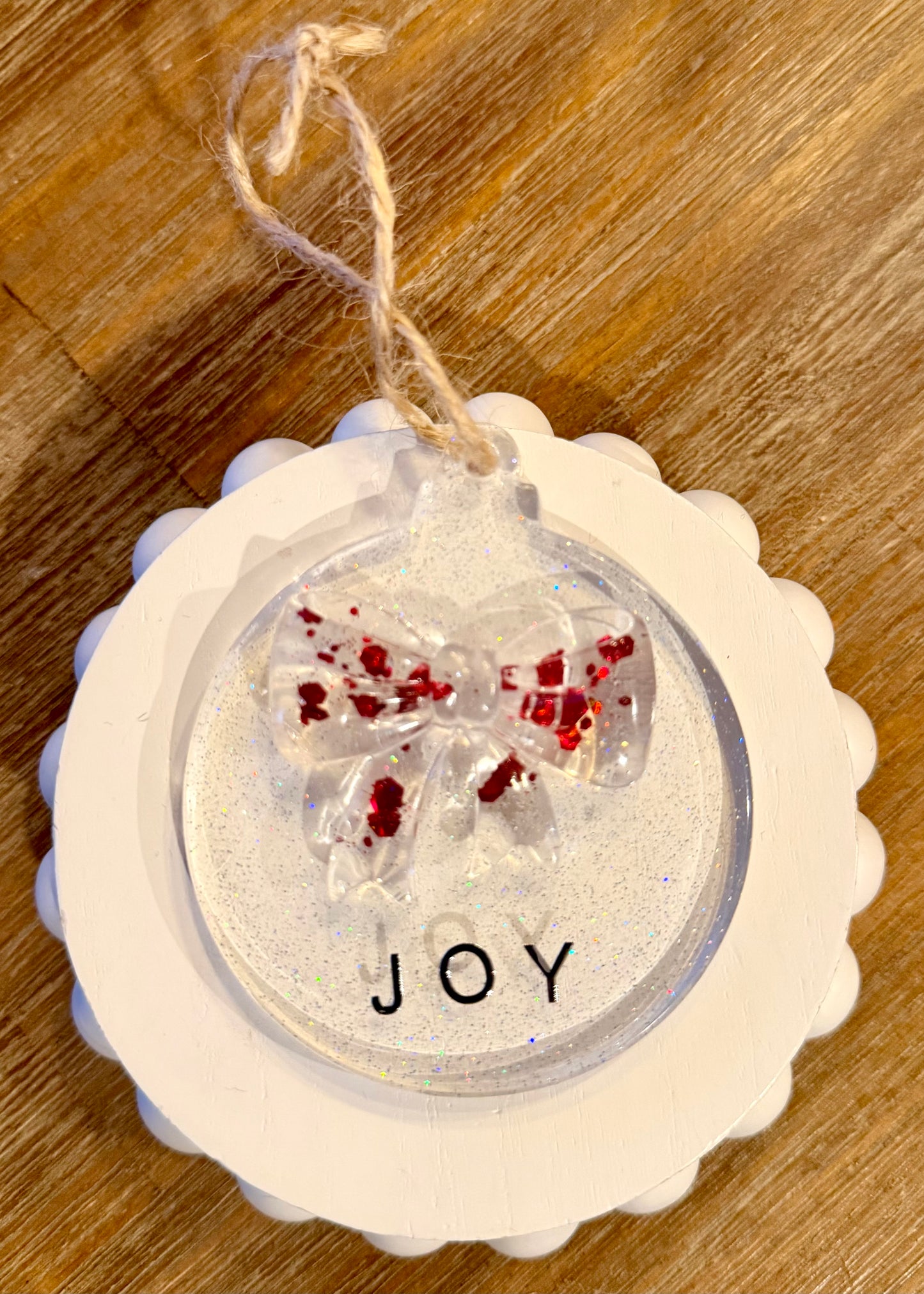 “Joy” Holiday Ornament