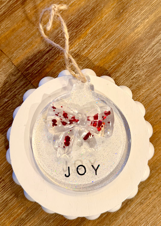 “Joy” Holiday Ornament