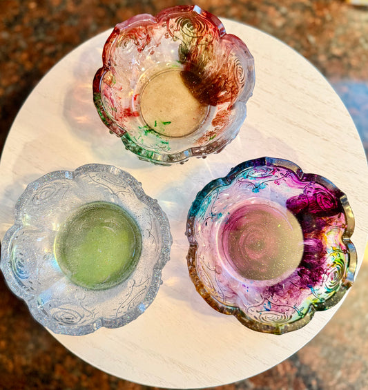 SparkledResin trinket Bowl