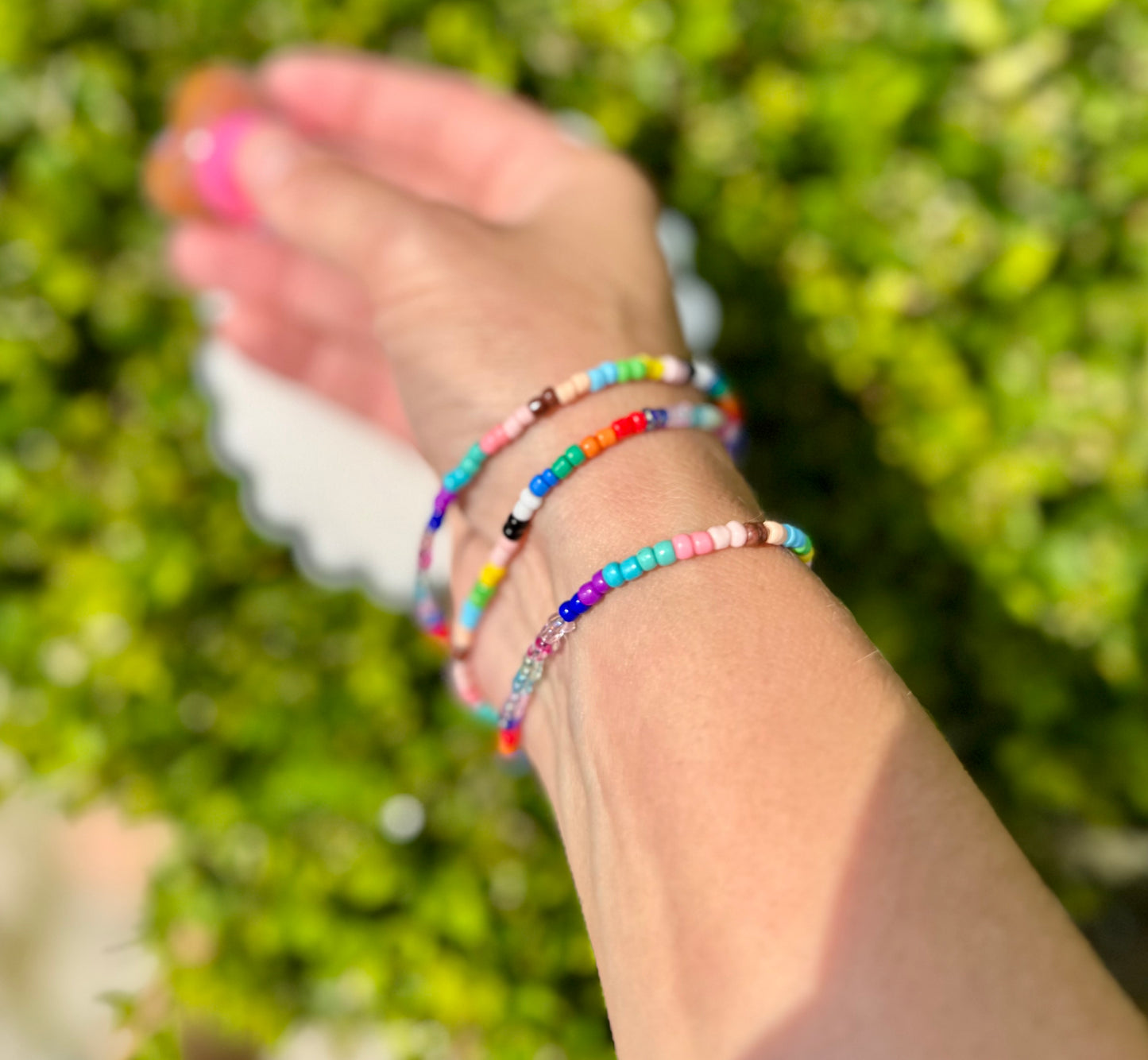 Beaded Rainbow Necklace/Bracelet