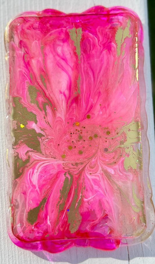 Pretty Bow Resin Tray