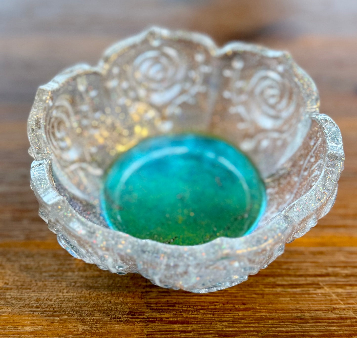 SparkledResin trinket Bowl